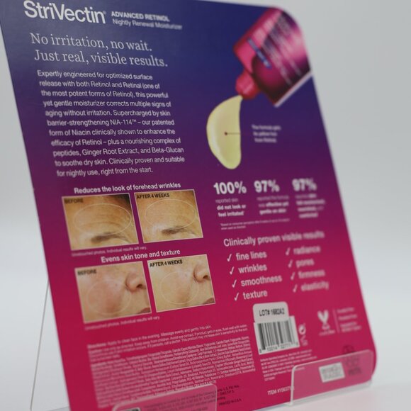 Strivectin Advanced Retinol Nightly Renewal Moisturizer 2x 1oz - Picture 8 of 9